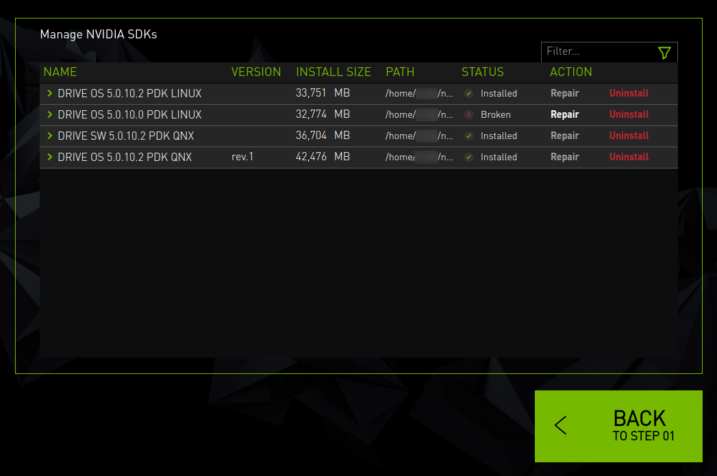 Install with the SDK Manager GUI